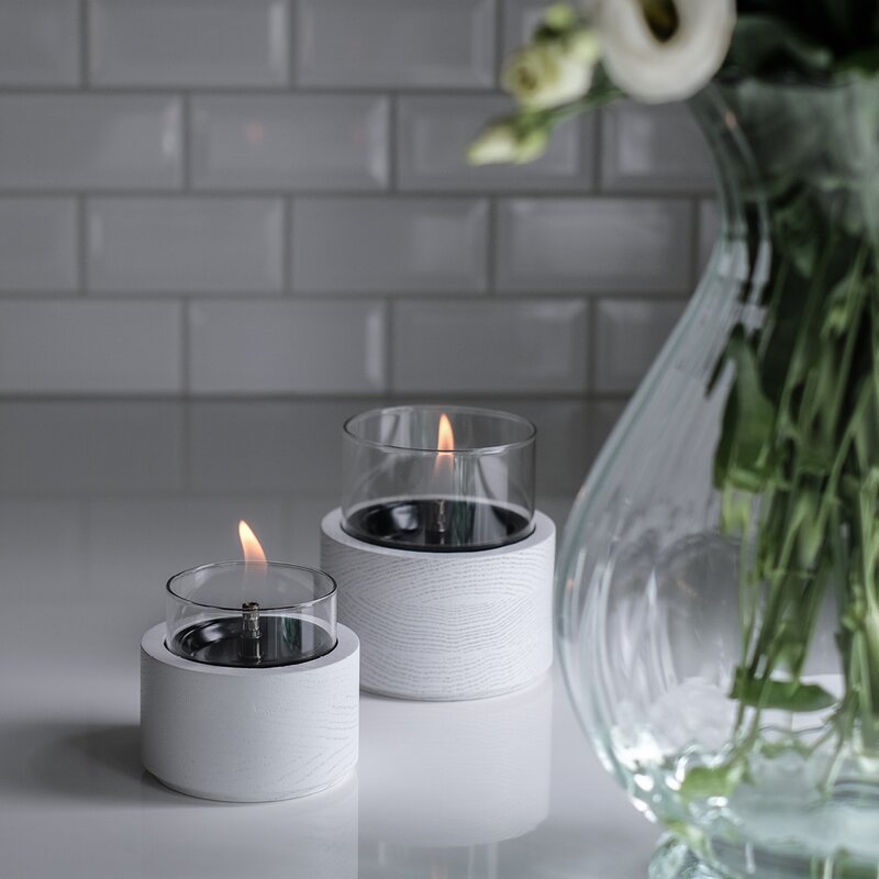 Lotus bordlykt 12 0,25L hvit