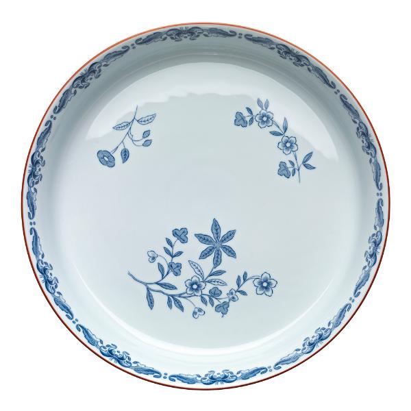 Ostindia ovnsform 28 cm blå
