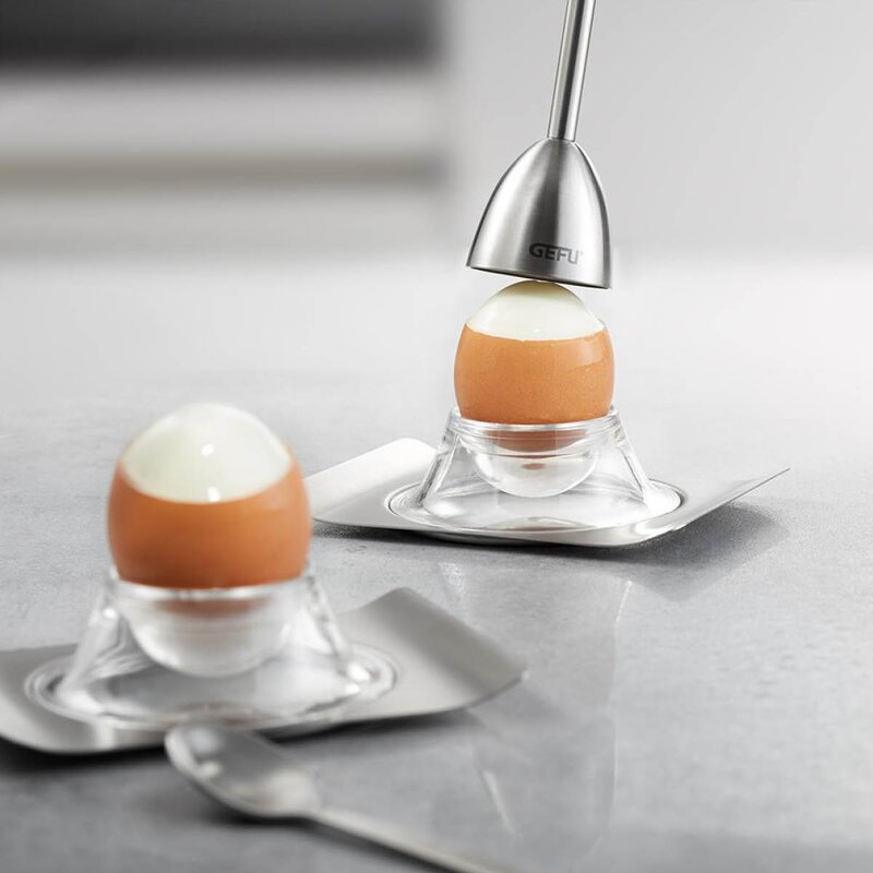 Ovo eggeskjærer med saltstrøer