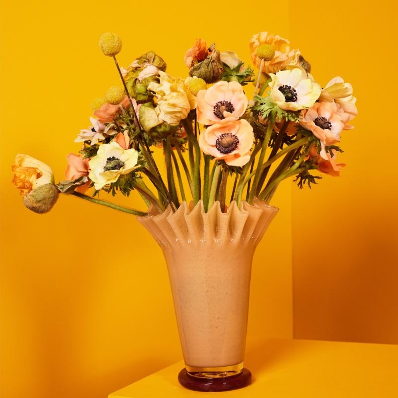 Lori vase 28 cm gul
