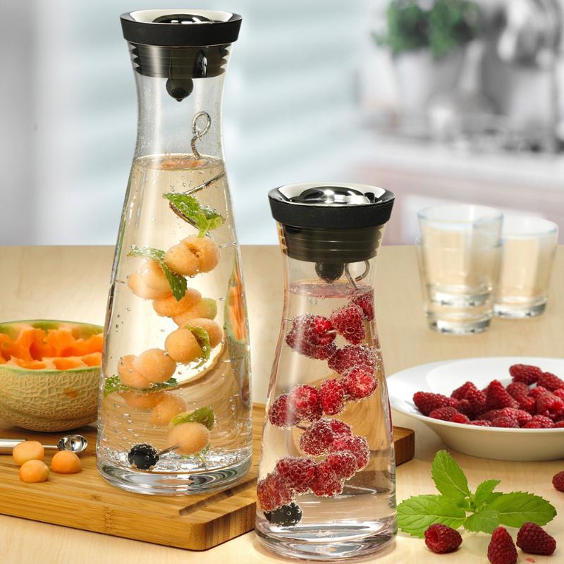 Basic vannkaraffel 0,75L stål