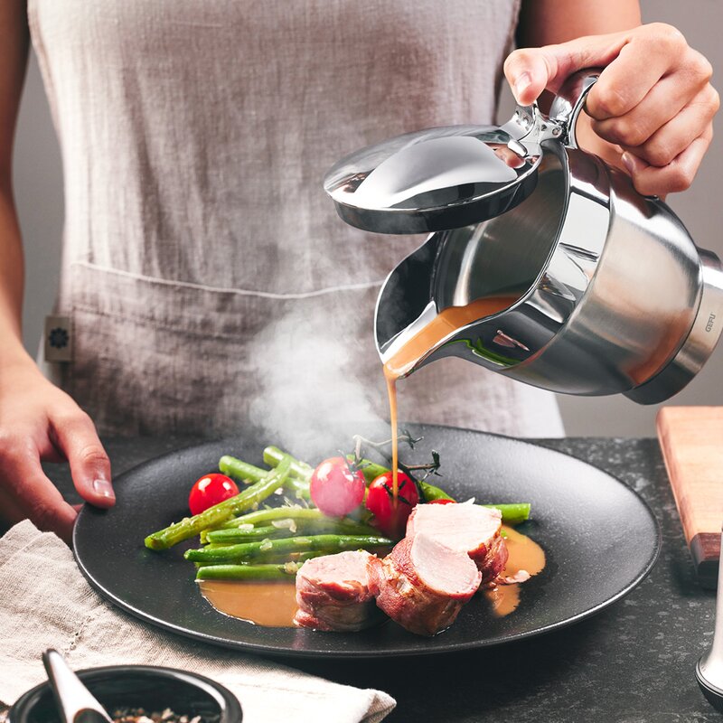 Serviro sauskanne 400 ml stål