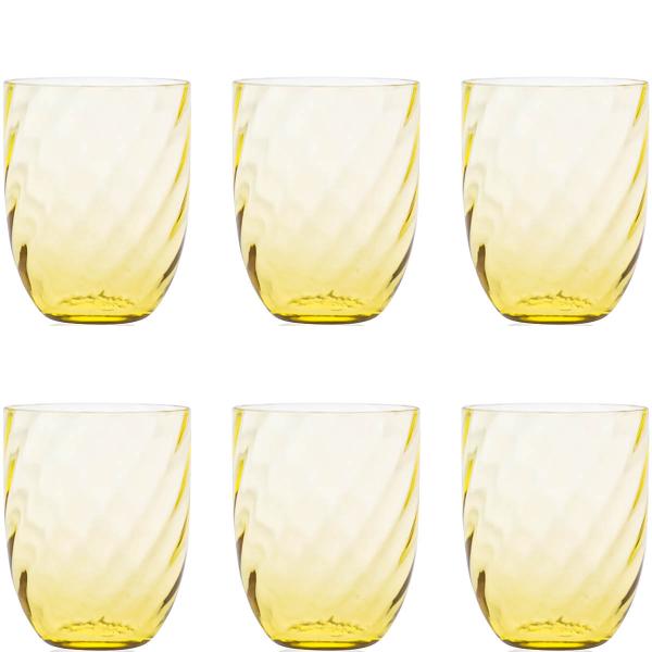 Marika glass 20 cl 6 stk citrine