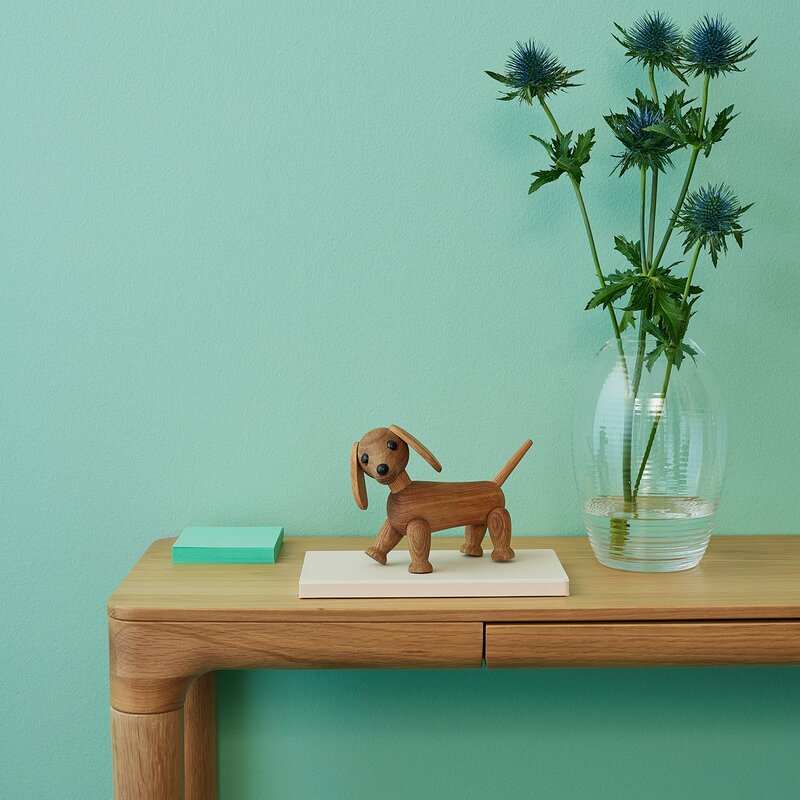 Snap trefigur dachshund 12 cm