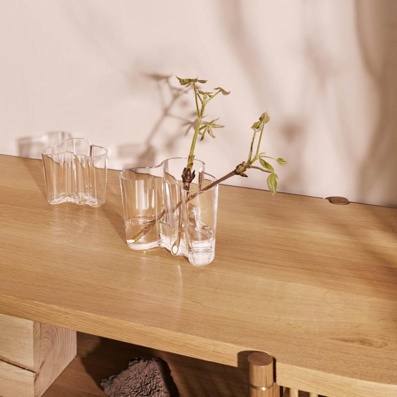 Alvar Aalto vase 12 cm klar