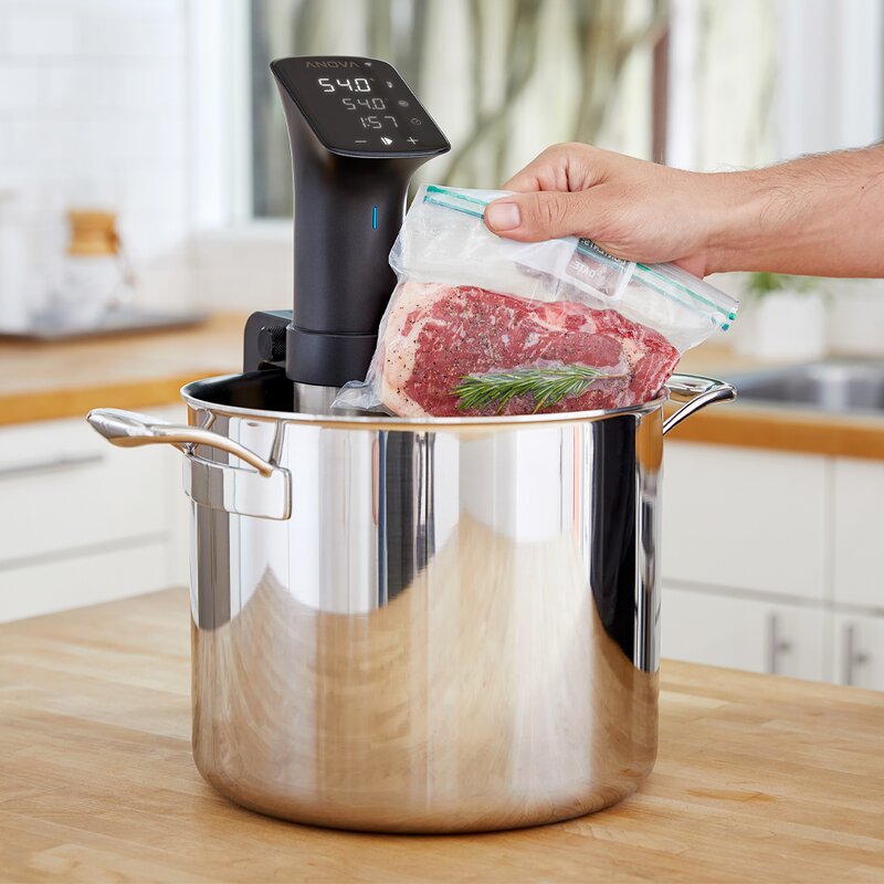 Sous vide precision cooker pro sølv/svart