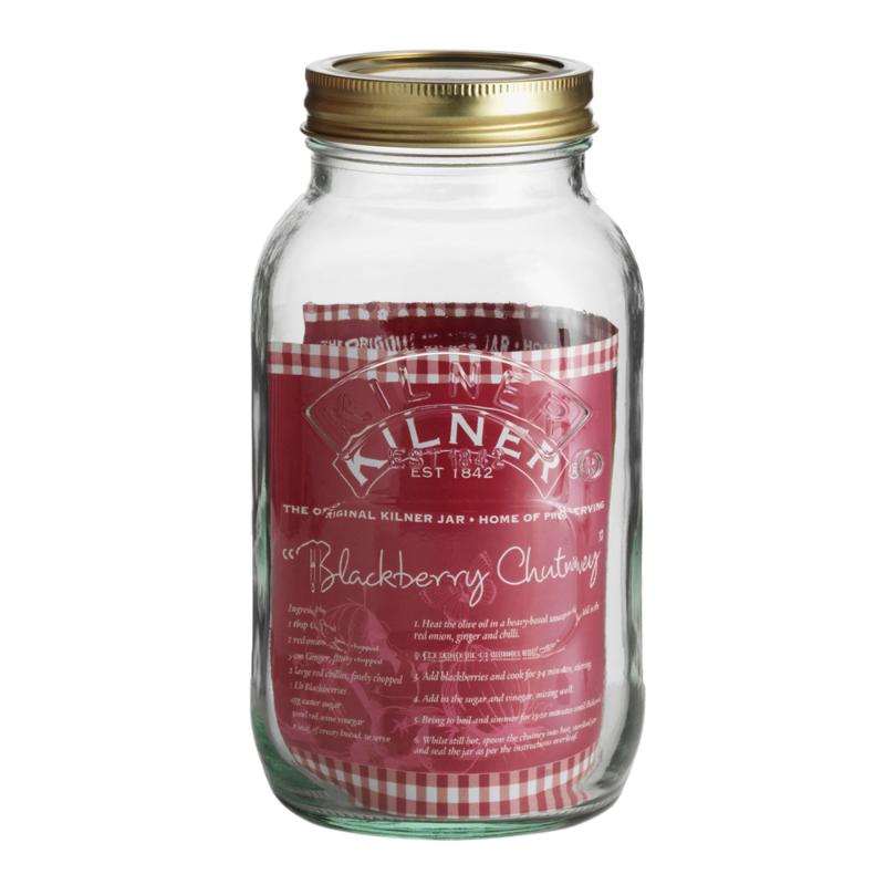 Konserveringskrukke rund 1,0L