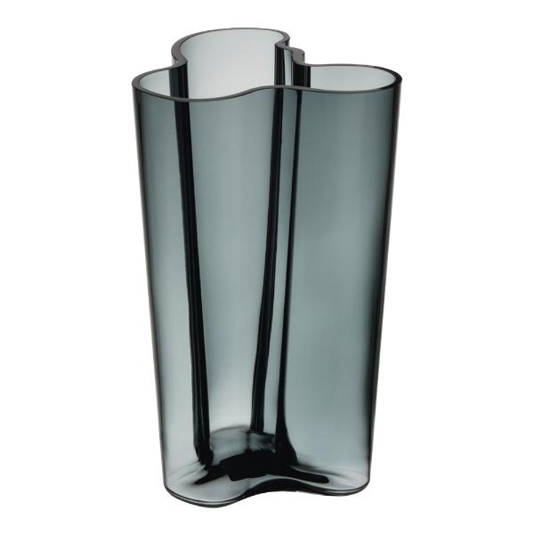Alvar Aalto vase 25,1 cm mørk grå