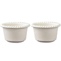 Daria skål 12 cm 2 stk cotton white