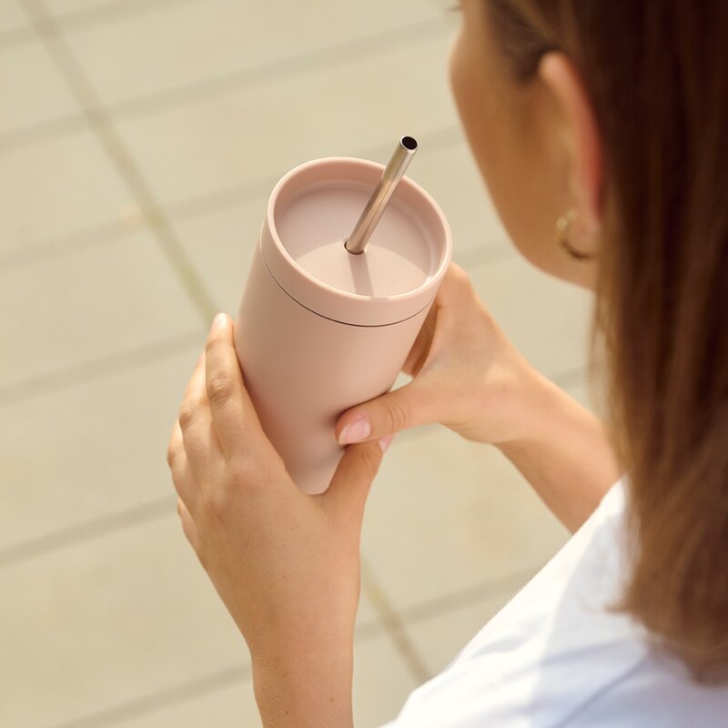 To Go Sip termokopp med sugerør 40 cl heather