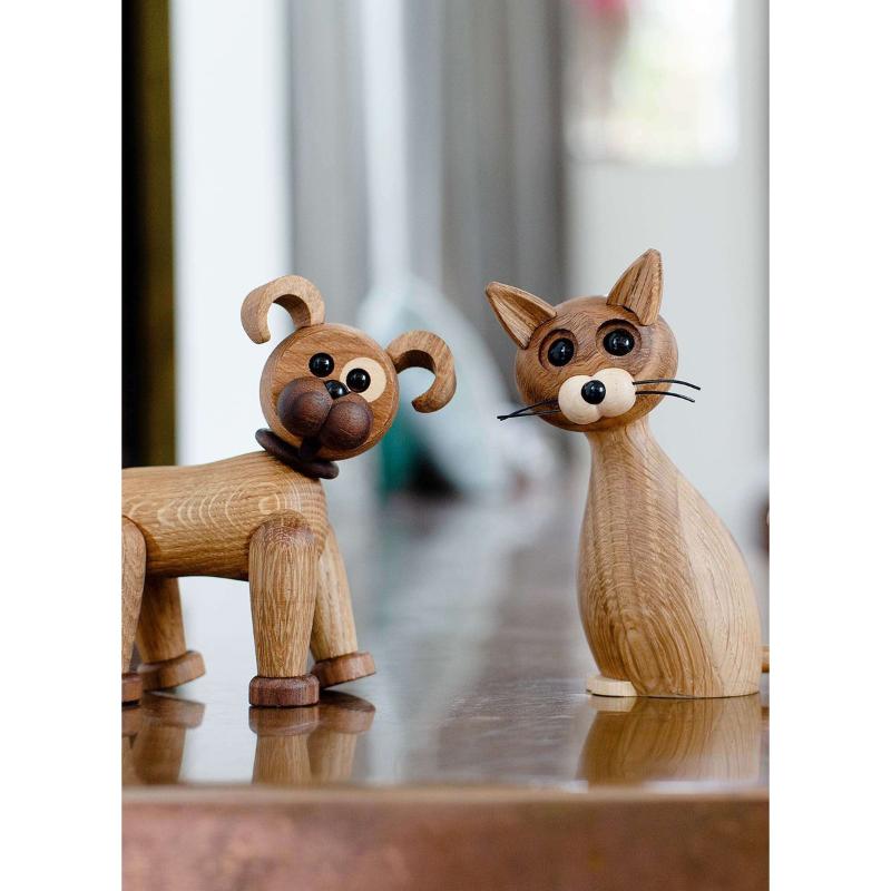 Happy figur 13,5 cm eik