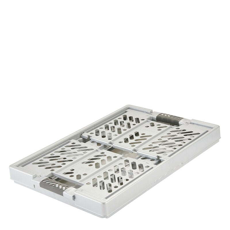 Ben oppbevaringsboks sammenleggbar 45L light silver