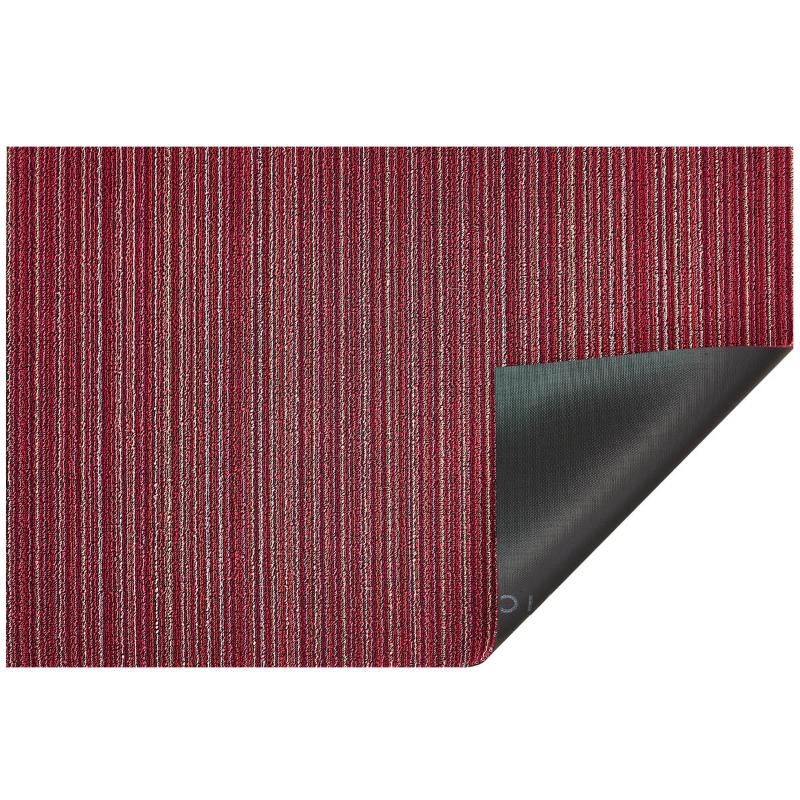 Skinny Stripe dørmatte 61x91 cm raspberry