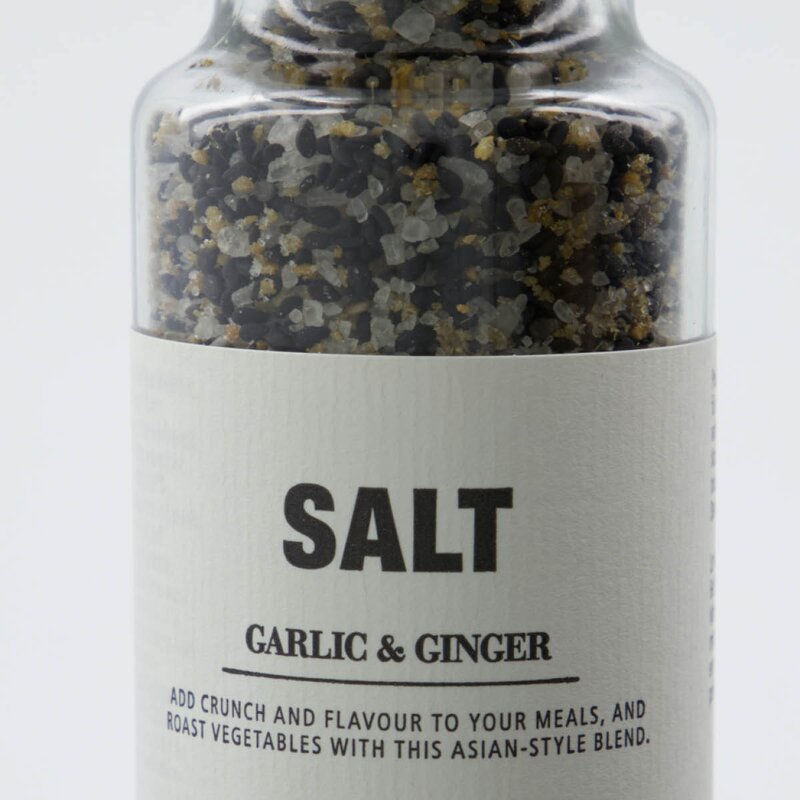 Salt hvitløk & ingefær 255 g
