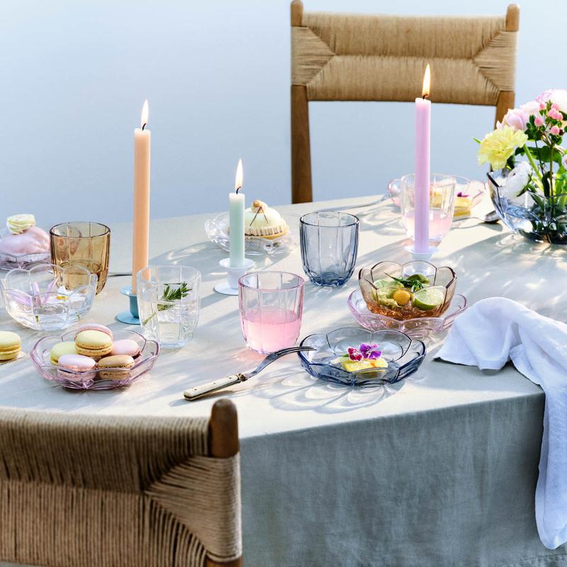 Lily vannglass 32 cl 2 stk toffee rose