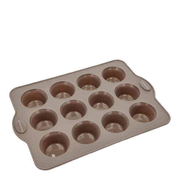Muffinform 12 stk silikon latte