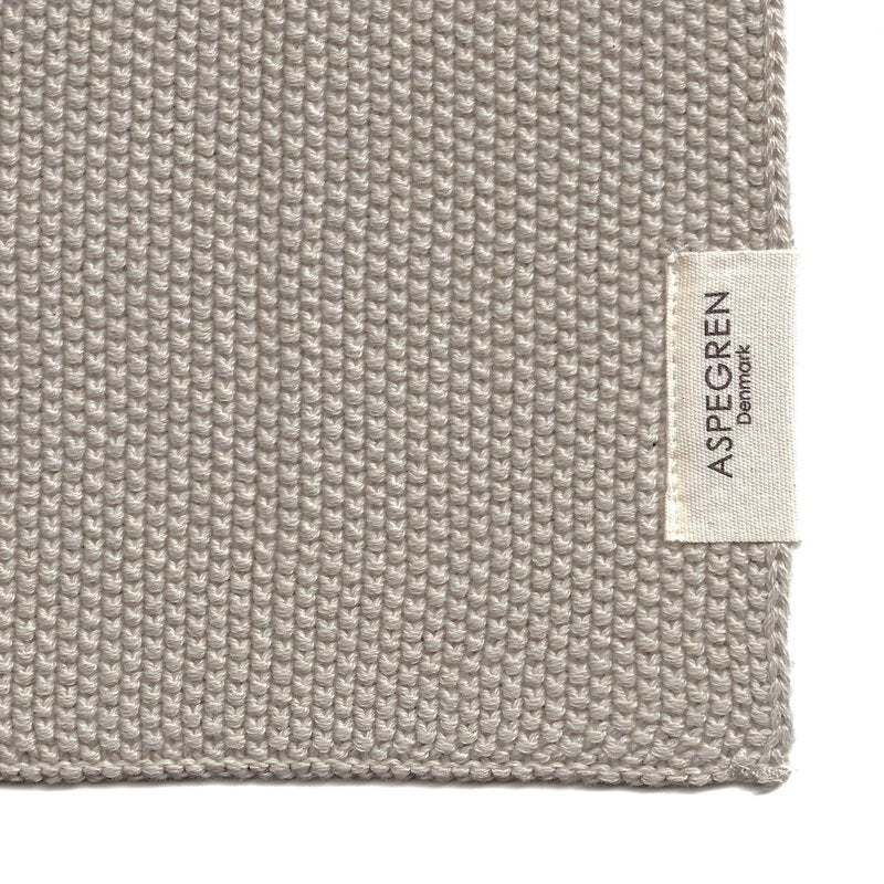 Solid kjøkkenklut strikket 26x26 cm 2 stk sand