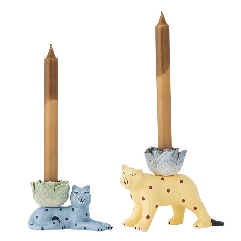 Rory lysestake 13,5 cm 2 stk blå