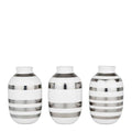 Omaggio vase miniatyr sølv 3 stk