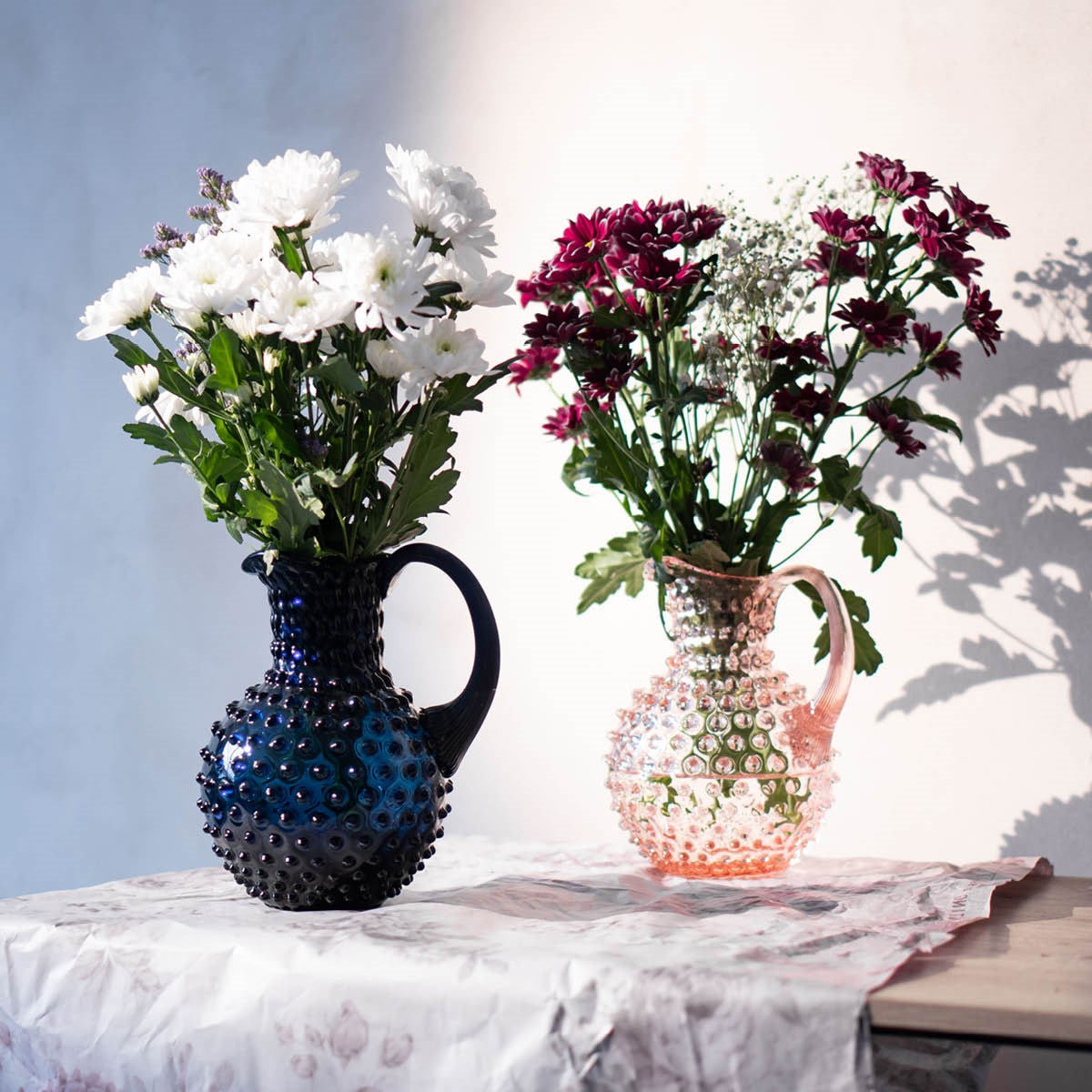 Hobnail karaffel 2L rosaline