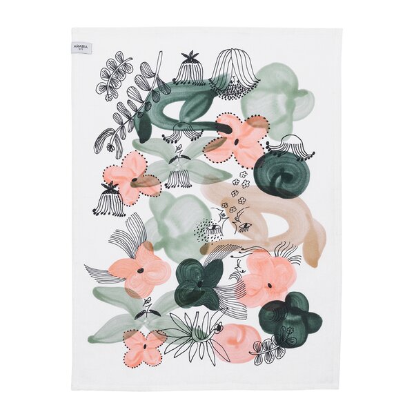 Kukkamaa kjøkkenhåndkle 50x70 cm grønn