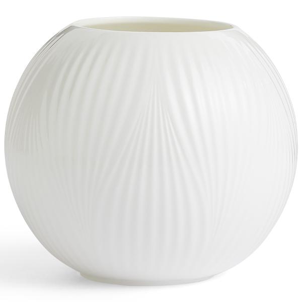White Folia rosevase 12,5 cm