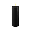 LED kubbelys 5x15 cm svart