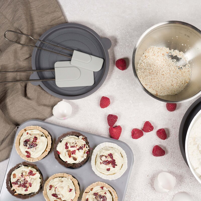 bAYk muffinsform 1L sølv