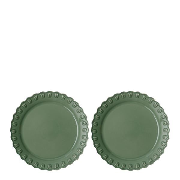 Tulipa tallerken 26 cm 2 stk verona green
