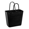 Recycled Plastic veske høy 14L med sykkelfeste svart