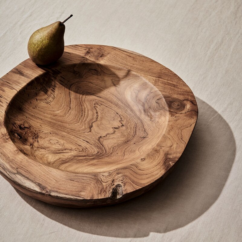 Teak skål 40 cm