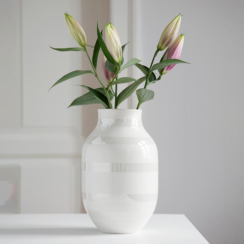 Omaggio vase 12,5 cm perlemor