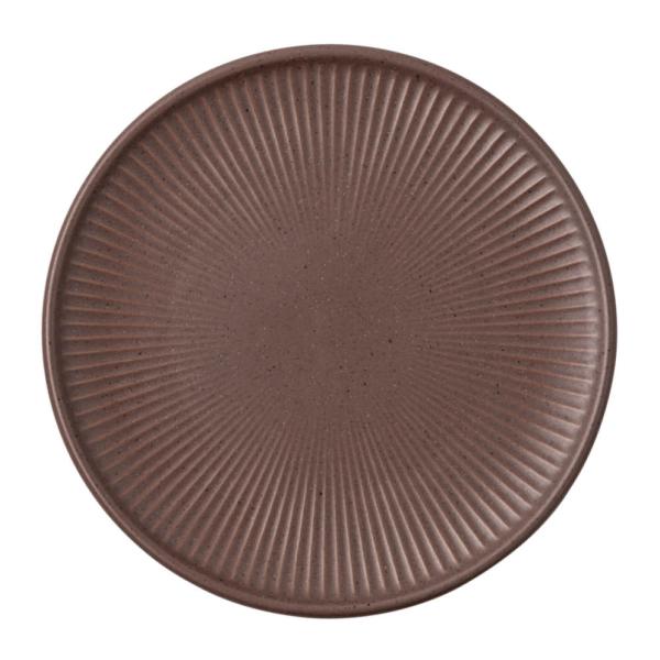 Clay tallerken 16 cm rust