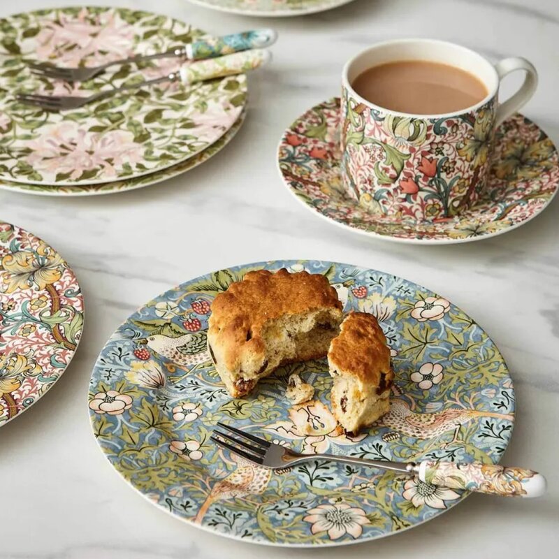 Morris & Co tallerken 20 cm 4 stk
