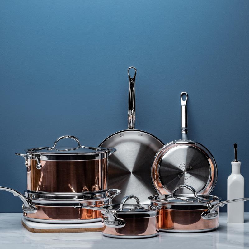 Copperbond grytesett 10 deler kobber