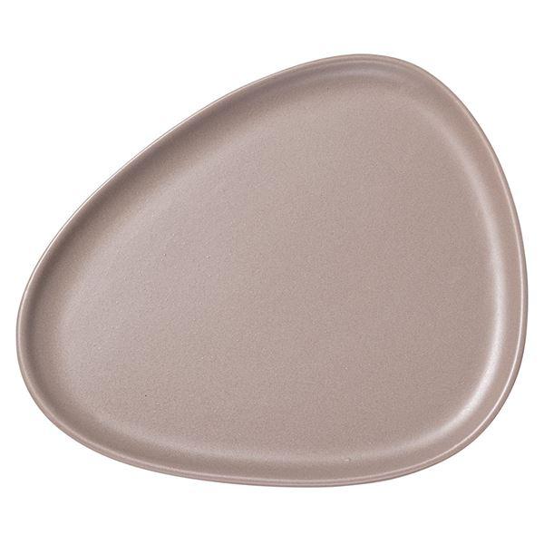 Curve Stoneware middagstallerken 30x26 cm varm grå