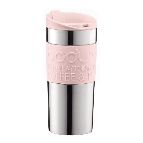 Travel press termokopp 35 cl strawberry