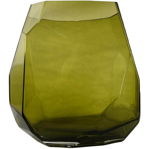 Iglo lykt/vase 22 cm oliven