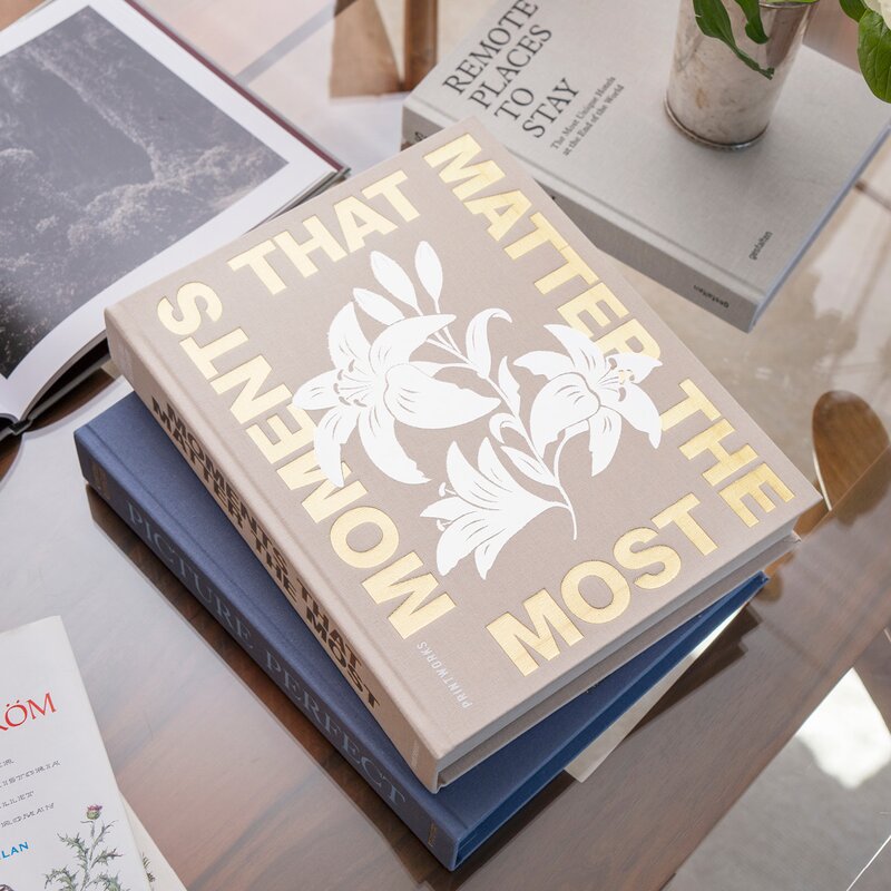 Fotoalbum moments that matters the most beige