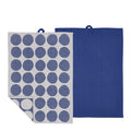 Bubbles kjøkkenhåndkle 50x70 cm 2 stk royal blue