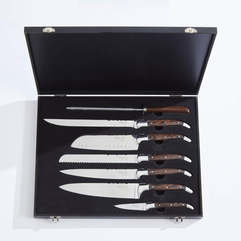 Knivsett wenge 7 deler