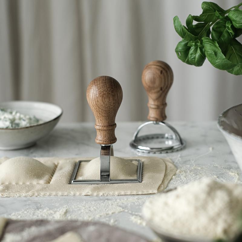 Pasta La Vista ravioli stempelsett 2 deler natur/blank