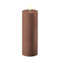 LED utendørslys 20x7,5 cm mocca
