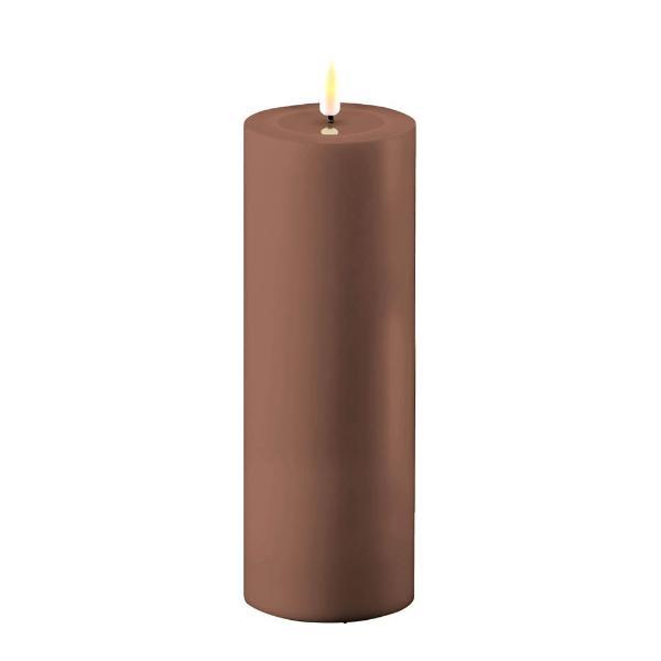 LED utendørslys 20x7,5 cm mocca