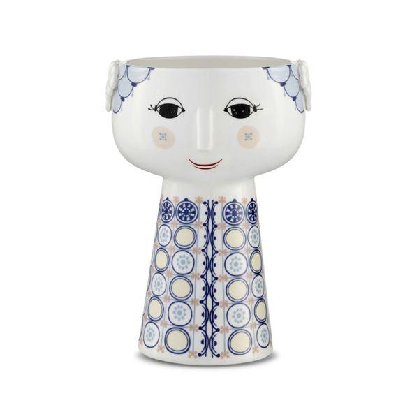 Eva vase 18,5 cm blå