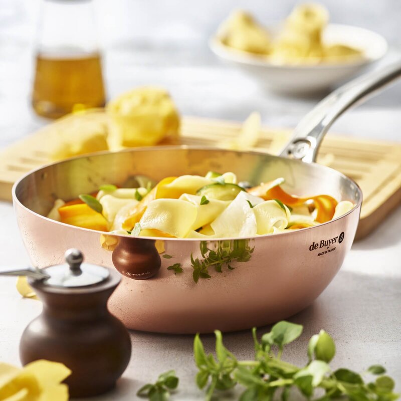 Prima Matera sautépanne 1,7L 20 cm kobber/støpejern