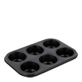 Muffinsform 6 stk 27x18,5x3 cm stål