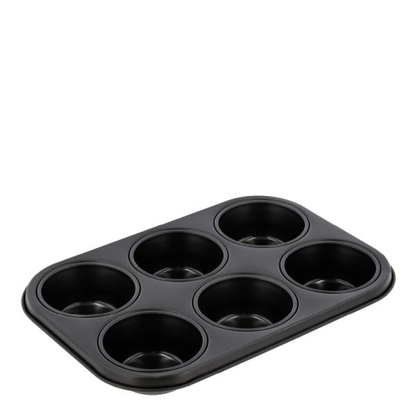 Muffinsform 6 stk 27x18,5x3 cm stål