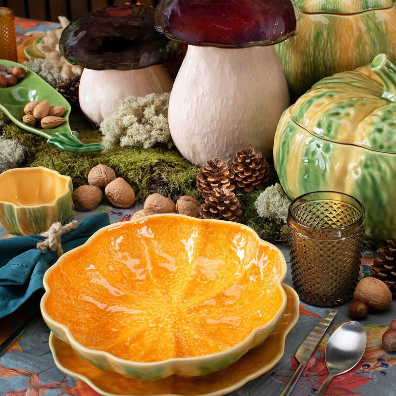 Pumpkin salatbolle 33,5 cm gresskar oransje