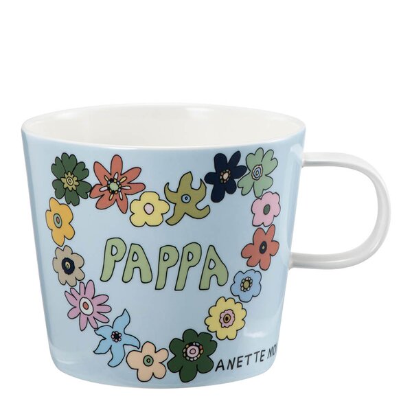 Anette Moi krus 27 cl pappa blå/flerfarget
